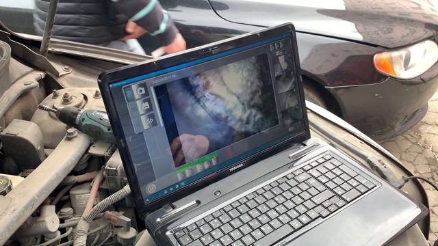 Разрушенный клапан маслоотделителя внутри двигателя Вольво 2,5Т. смотреть онлайн