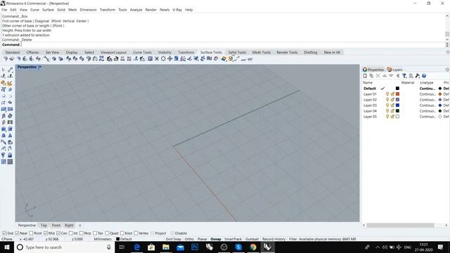 RHINO TUTORIAL- Introduction User Interface Chapter-01 смотреть онлайн
