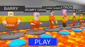НОВЫЙ МОД! Побег от ЛАВА BARRY PRISONER'S PRISON RUN! OBBY в РОБЛОКС