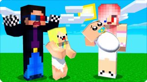 👶 У МЕНЯ РОДИЛСЯ РЕБЕНОК или КАК ЗАТРОЛЛИТЬ ДРУЗЕЙ в МАЙНКРАФТ! ЛЕСКА СТАЛА МАМОЙ ТРОЛЛИНГ