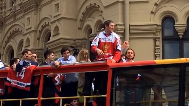 Чемпионский парад хоккейной сборной России