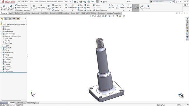 How To Make ''COMPONENT'' In SolidWorks. Exercise No- 48 смотреть онлайн