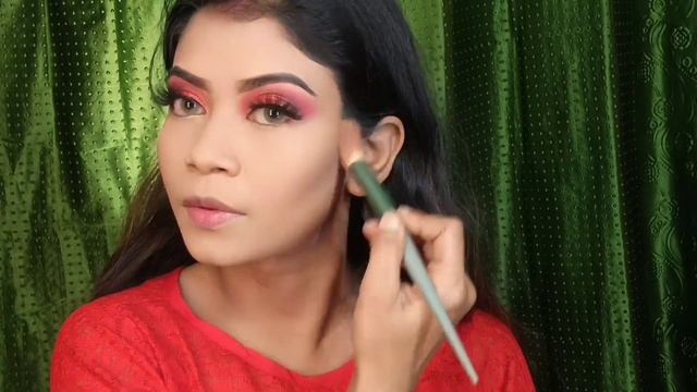 Christmas/31st Night/New year Eve Glam party makeup with Affordable Amazon makeup Products смотреть онлайн