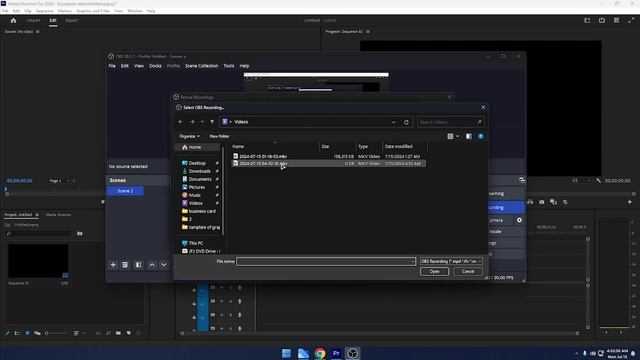 How To Import MKV OBS Recorded To Premiere Pro 2024 (100% working) смотреть онлайн