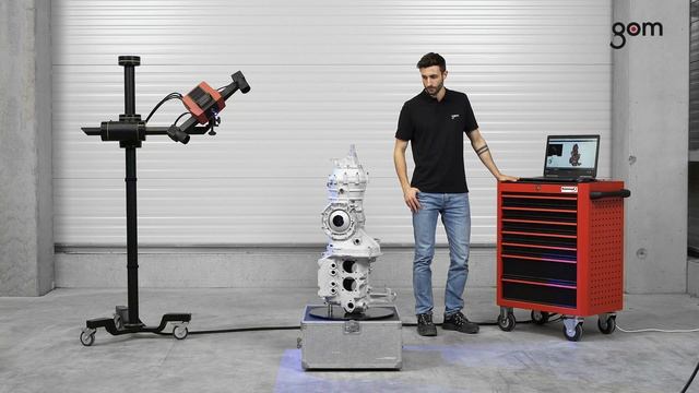 ATOS Compact scan - измерение коробки передач смотреть онлайн
