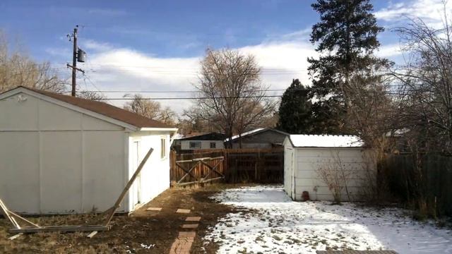 Backyard Timelapse - Denver, CO 11/24/2019