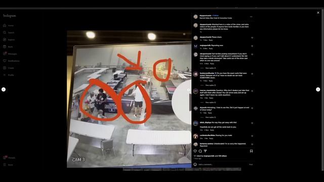 Two million dollars worth of sports card were stolen at the Dallas Card show. смотреть онлайн