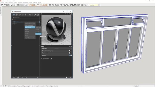 V-Ray 4.0 para SketchUp | Aula 05: Os Primeiros Passos para Editar Materiais Corretamente смотреть онлайн