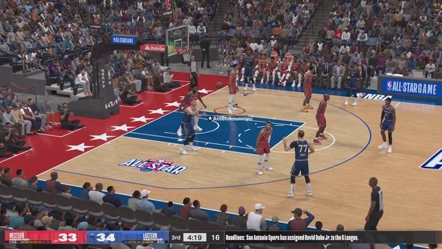 ALL-STAR GAME - MJ & PIP (Current Era) Franchise Mode / Regular Season 1 / 2K24 смотреть онлайн