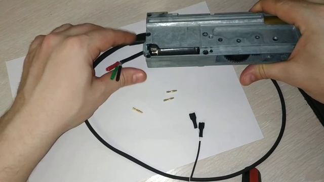 Проводка м249, новая версия - вывод на короб вставку BullGear