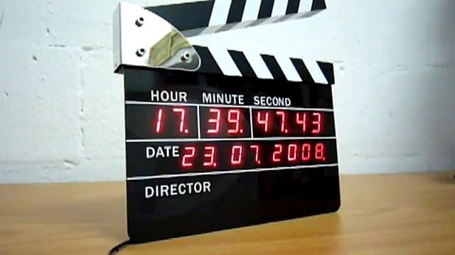 Filmová klapka jako hodiny смотреть онлайн