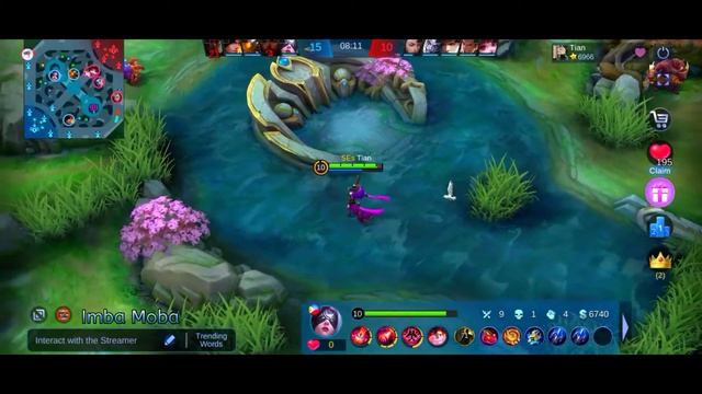 SUPER AGGRESSIVE | PHARSA GAMEPLAY by Tian | Pharsa tutorial item build and emblem смотреть онлайн