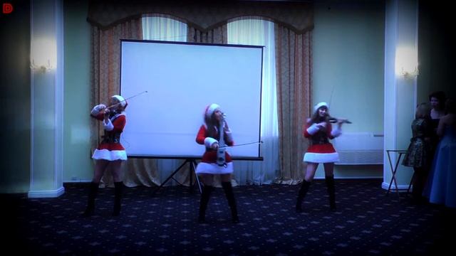 Шоу Снегурочек - новогодний вечер с Violin Group DOLLS смотреть онлайн