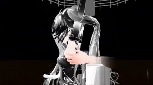 mmd tickle black miku（first practice video）