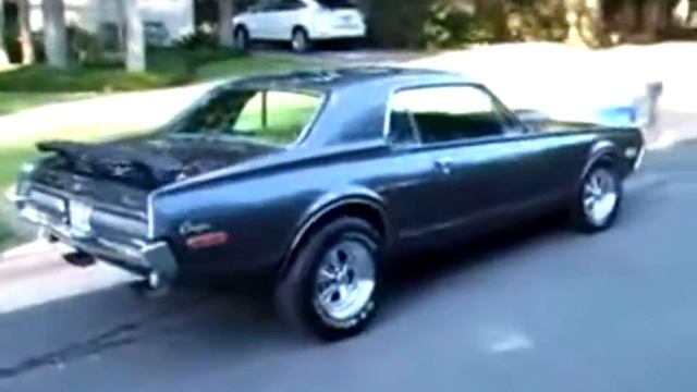 MERCURY COUGAR 1968 grey смотреть онлайн