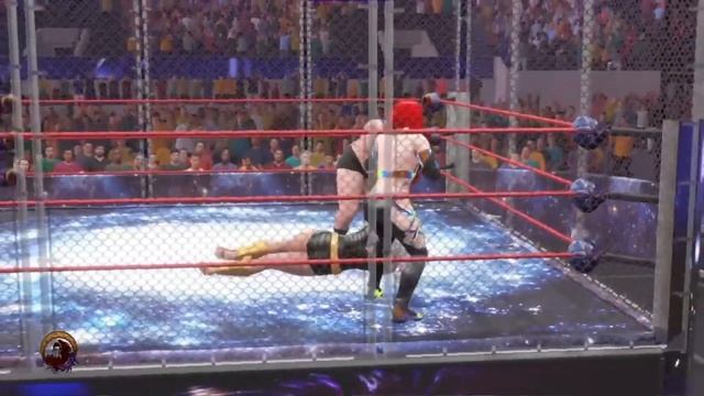 WWE 2K22 Steel Cage *QUEEN* - Betty McCannon vs Silvia Beasley vs Roxanne Starr смотреть онлайн