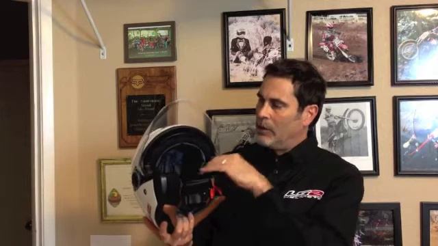 LS2 OF569 DOT ECE Open Face Motorcycle Helmet with Sun Screen смотреть онлайн