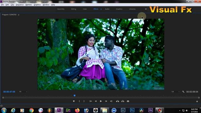 lumetri Color Grading in Adobe Premiere Pro CC Background Color Change Tutorial смотреть онлайн