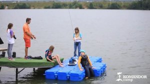 Серфинг и вейкбординг в летнем лагере Командор.