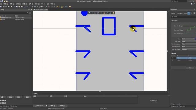 How to draw the 5.8x5.8 Switch Schematic symbol in Altium Designer смотреть онлайн