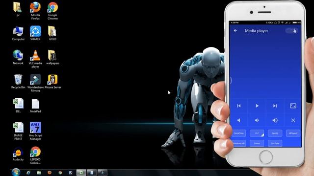 how to operate computer using mobile phone in telugu 2017||wifi mouse app| смотреть онлайн