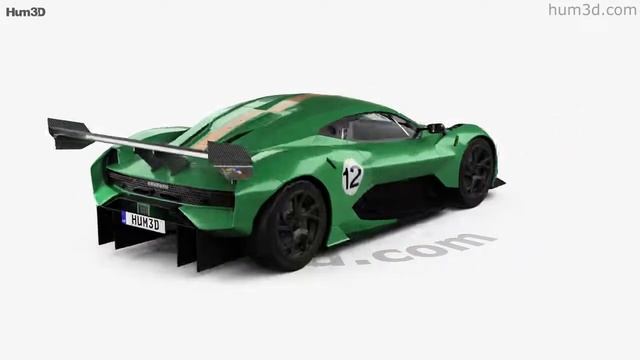 Brabham BT62 2021 3D model by 3DModels.org смотреть онлайн
