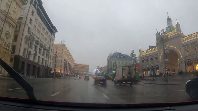 POV drive through Moscow WITHOUT traffic jams | Empty Moscow смотреть онлайн