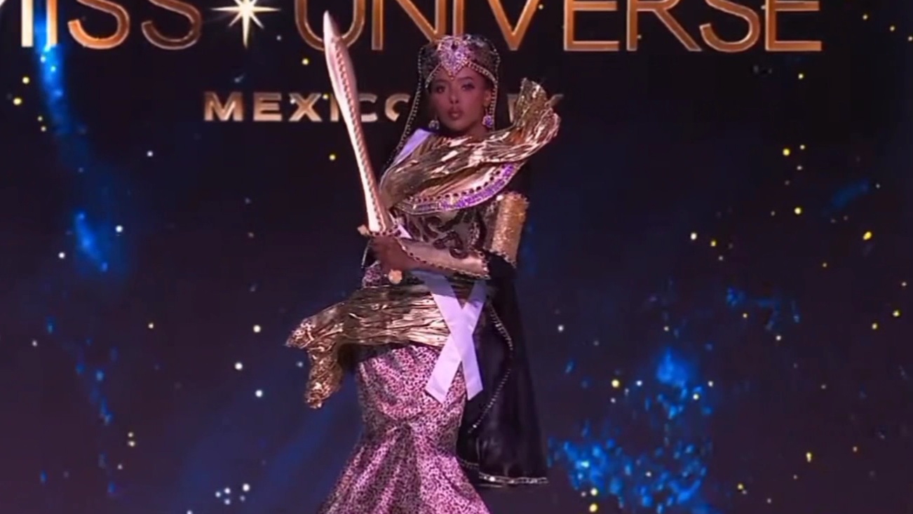 Somalia Khadija Omar Miss Universe 2024 (73) Сомали Мисс Вселенная 2024 Национальный костюм