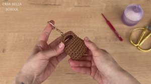Мастер-класс вязание крючком брелок обвес мини-сумочка