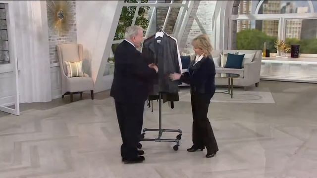 Linea By Louis Dell'Olio Faux Suede Anorak on QVC смотреть онлайн