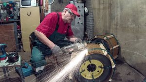 Мотобуксировщик. Часть 1. Колёса резиновые.