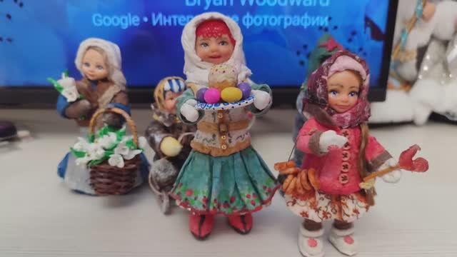 Куклы из ваты. Обзор моих ватных куколок, делюсь своим творческим процессом. смотреть онлайн