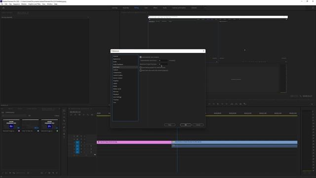 How To Change Autosave Maximum Project Versions Premiere Pro 2022 смотреть онлайн
