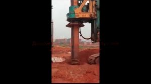 Буровая установка Sunward в действии