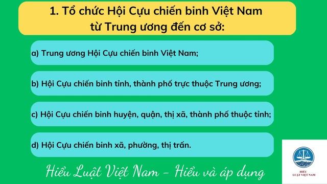 Hội cựu chiến binh Việt Nam - Nguyên tắc tổ chức, hoạt động; Tổ chức Hội và bộ máy giúp việc của Hộ смотреть онлайн