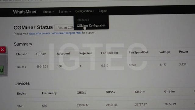Whatsminer M20S-68T M21S-56T Экспресс-тест