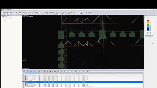 RFEM _ каркас теннисного корта смотреть онлайн