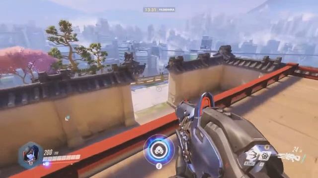 Overwatch. Секретные точки на карте «Ханамура». Роковая вдова смотреть онлайн