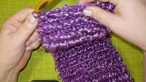 Мастер-класс по вязанию Плоской мочалки 🧶