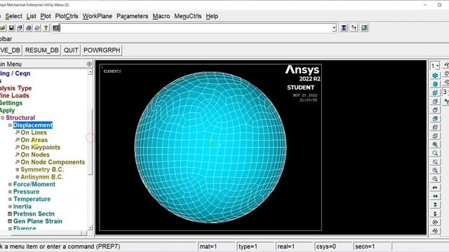 Shell Buckling Ansys Mechanical APDL смотреть онлайн