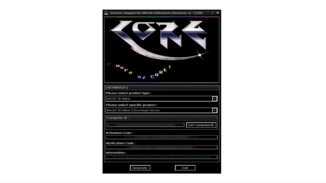 CORE - Keygen Music ( Magix Multikeygen ) смотреть онлайн