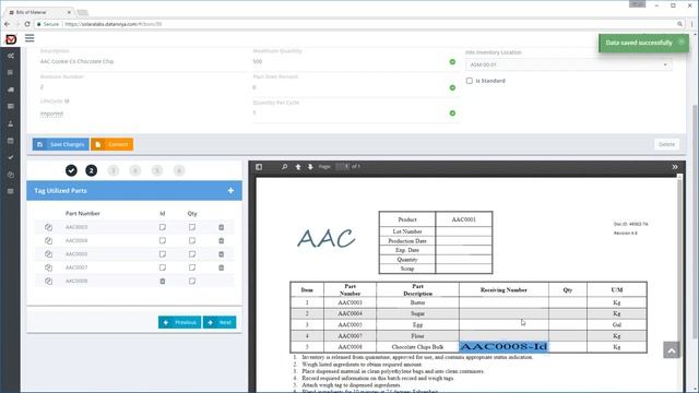 Upload Microsoft Word Or PDF Templates For Paperless Manufacturing