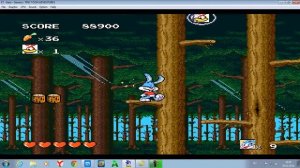 Прохождение игры тини тон на сега часть 1!