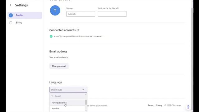 Change language in Clipchamp | Language settings in Clipchamp video editor смотреть онлайн