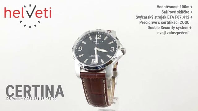 Certina DS Podium C034.451.16.057.00 смотреть онлайн