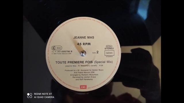 Jeanne Mas : Toute première fois [Special mix][Face B][1984] смотреть онлайн