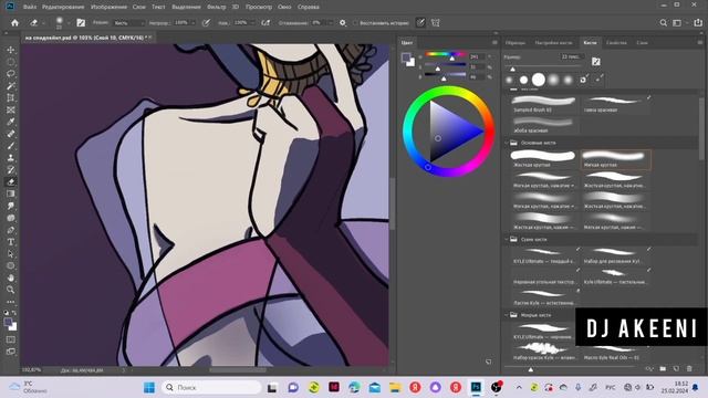 SPEEDPAINT | спидпейнт от скетча до рендера арта | СПИДПЕЙНТ