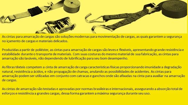 CINTA DE ELEVAÇÃO DE CARGAS J FONTANA TALHAS смотреть онлайн