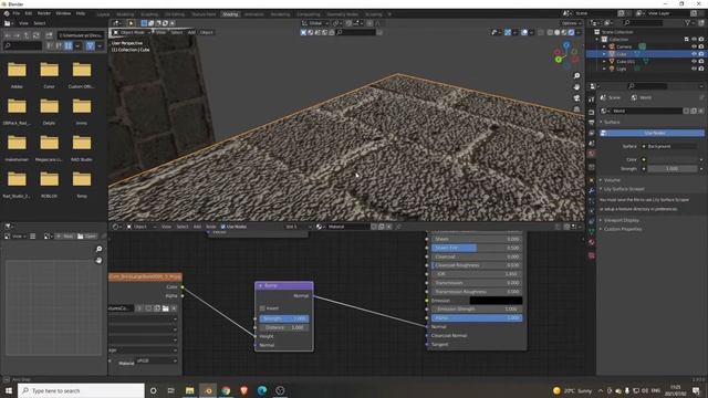 How to use a texture without PBR in blender смотреть онлайн