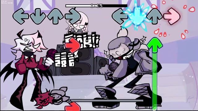 Friday Night Funkin' - Selever Vs Ruv (Hatred) Sarvente's Mid Fight Masses Extension